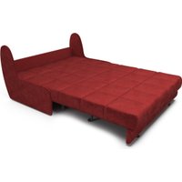 Диван Мебель-АРС Аккордеон Барон №2 ППУ 120x200 (бархат красный Star Velvet 3 Dark Red)