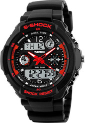 S-Shock 0931 (черный/красный)
