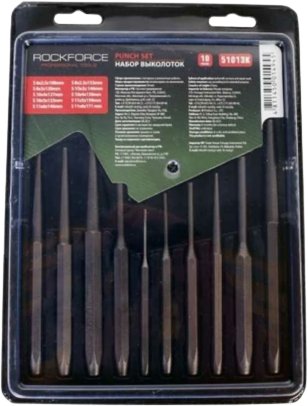 

Набор выколоток RockForce RF-51013K (10 предметов)