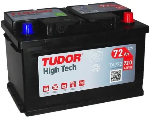 

Автомобильный аккумулятор Tudor High Tech TA722 R+ (72 А·ч)