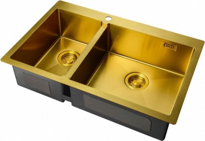 

Кухонная мойка ZorG ZL R-780-2-510 R Bronze
