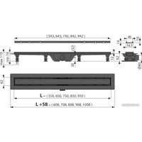 Трап/канал Alcadrain APZ19-950