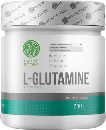 L-глютамин Nature Foods Glutamine powder