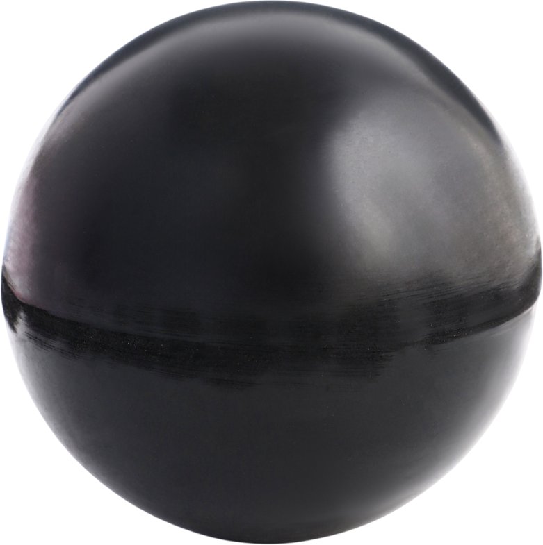 

Игрушка для собак Sima-Land Цельнорезиновый мяч 1931532 (черный)