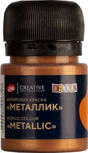 

Акриловая краска Невская палитра Декола 4926963 (20 мл, 963 бронза)