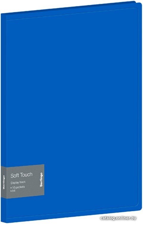 Папка для бумаг Berlingo Soft Touch DB4_10981 (синий)