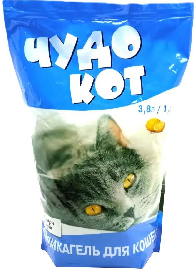

Наполнитель для туалета Чудо Кот Силикагелевый Лимон (1.6 кг/3.8 л)