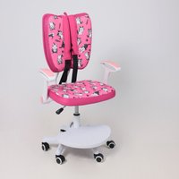 Детское ортопедическое кресло AksHome Pegas (розовый с котятами)