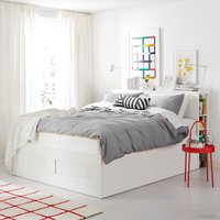 Кровать Ikea Бримнэс 200x140 (белый) 593.988.90