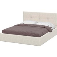 Кровать Mio Tesoro Империал 160x200 (№4/велюр бежевый) в Бресте