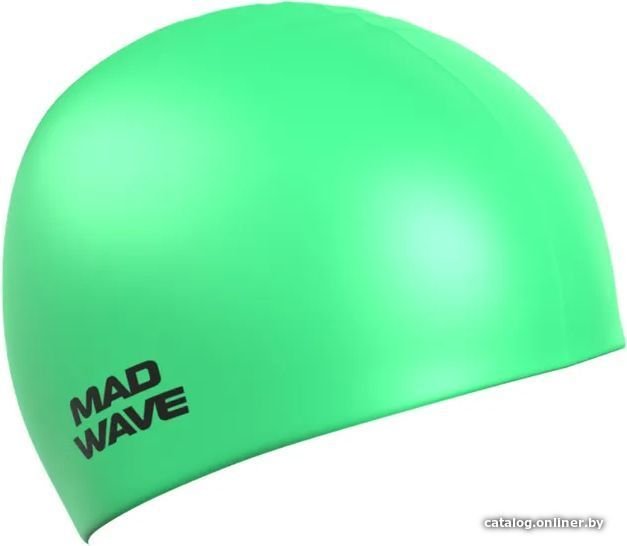 Шапочка для плавания Mad Wave Neon (зеленый)