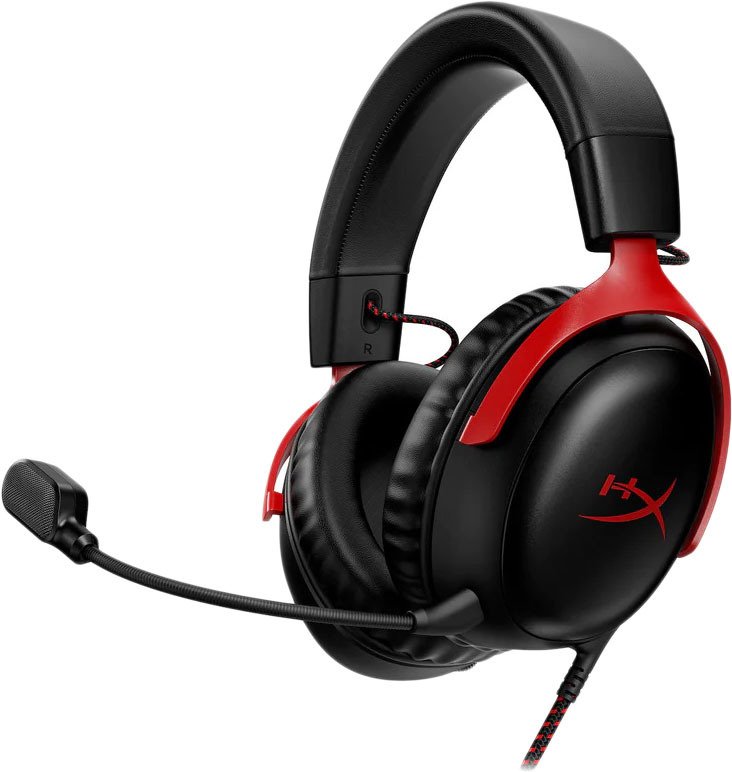 

Наушники HyperX Cloud III (черный/красный)