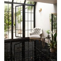 Керамогранит (плитка грес) Foir Group Iron Black 1000x1000 (полированная)