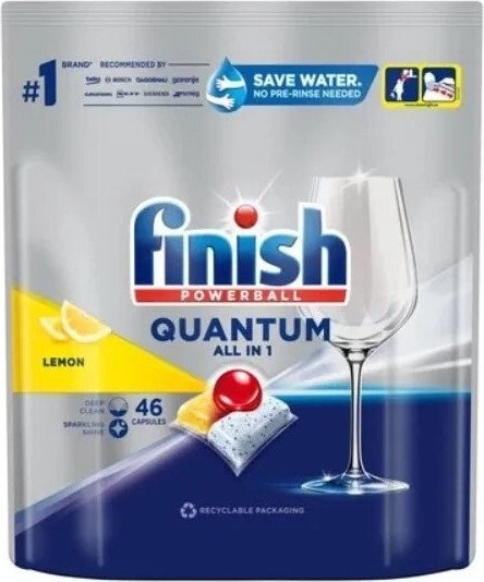 

Капсулы для посудомоечной машины Finish Powerball Quantum All in 1 Lemon (46 шт)