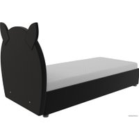 Кровать Mebelico Бриони 820х1880 (микровельвет, черный)