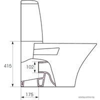 Унитаз напольный Cersanit Venezia V011