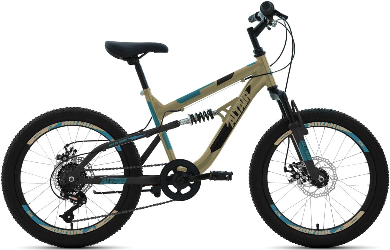 

Детский велосипед Altair MTB FS 20 disc 2021 (бежевый)