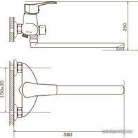 Смеситель Zerix NHK 048 ZX0204