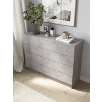 Комод Горизонт Нео 1050 4 ящика (бетон)