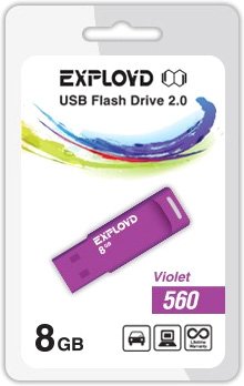 

USB Flash Exployd 560 8GB (фиолетовый) [EX-8GB-560-Violet]