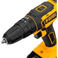 Ударная дрель-шуруповерт Denzel CID-18-02BM 26135 (с 2-мя АКБ, кейс)