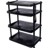 Полка для обуви Полимербыт Комфорт 4340500 (черный)