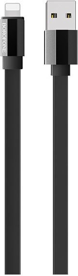 

Кабель Borofone BU8 Ligtning 1.2 м (черный)