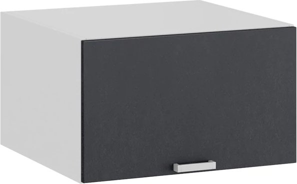 

Шкаф навесной Трия Гранита 1В6ГП с одной откидной дверью (белый/бетон графит)