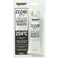  Runway Универсальный силиконовый герметик для ремонта автомобиля 85г (прозрачный) RW8502