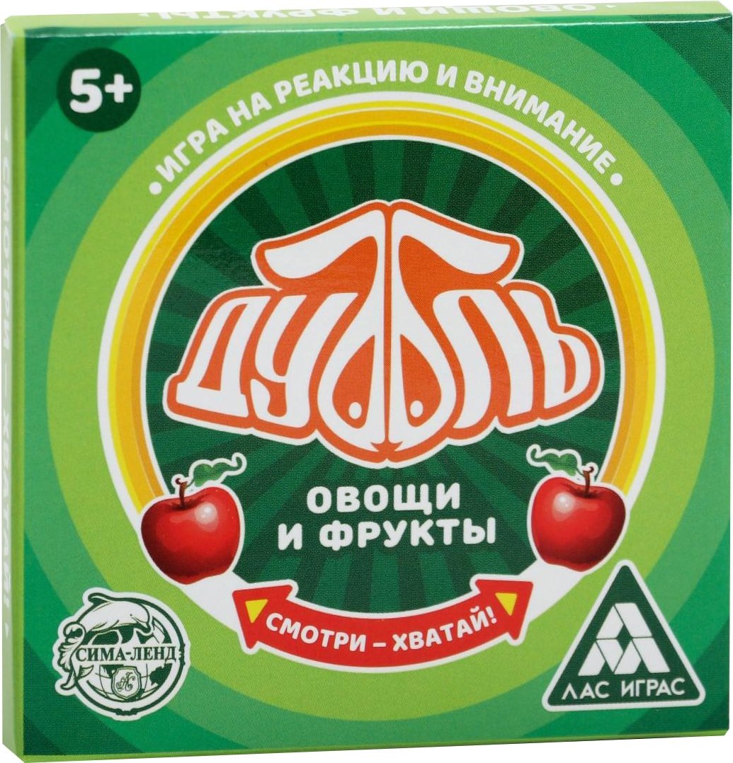 

Настольная игра Лас Играс Дуббль. Овощи и фрукты 3894994