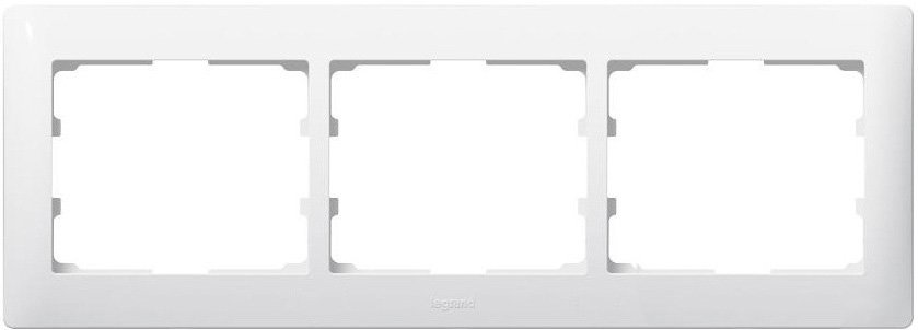 

Рамка Legrand Galea Life 3 поста (горизонтальная, белый)