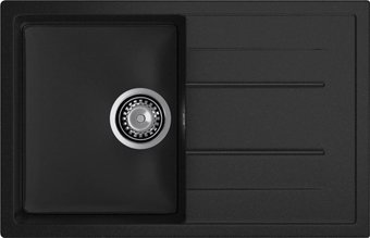 Кухонная мойка GranFest Quadro 780L (черный)