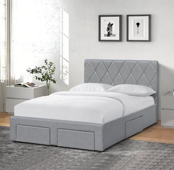 Кровать Halmar Betina 120/200 (серый)