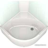 Душевая кабина Domani-Spa Delight 99 High DS01D99HWM10 (белый/сатин-матированное стекло)