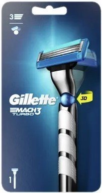 

Бритвенный станок Gillette Mach3 Turbo 3D 1 сменная кассета 7702018519958