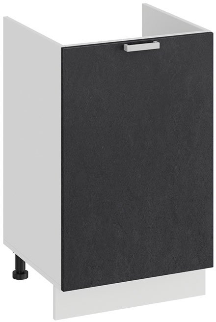 

Шкаф напольный Трия Гранита 1Н5М (белый/бетон графит)