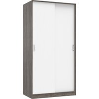 Шкаф-купе Кортекс-мебель Лагуна ШК01-00 (орех элия/белый)