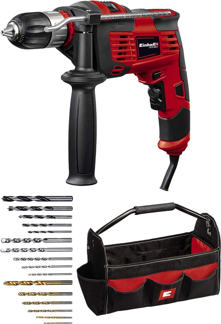 

Ударная дрель Einhell TC-ID 1000 E Kit 4259844