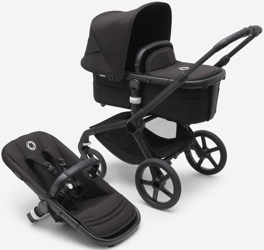 

Универсальная коляска Bugaboo Fox 5 (2 в 1, midnight black/midnight black/black)
