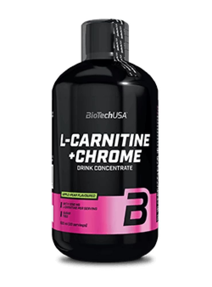 

L-карнитин BioTech USA L-Carnitine+chrome (500 мл, апельсин)