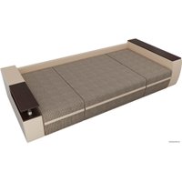 П-образный диван Лига диванов Майами 103069 (корфу/экокожа, корфу 03/бежевый/корфу 02)