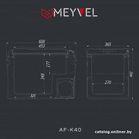 Компрессорный автохолодильник Meyvel AF-K40