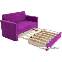 Диван Мебель-АРС Санта №2 (микровельвет фиолетовый)
