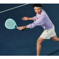 Фитнес-браслет Huawei Band 11 Pro (серебристый, с голубым силиконовым ремешком, международная версия)