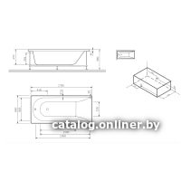 Каркас AM.PM Spirit W72A-180-080W-R2