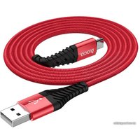 Кабель Hoco X38 microUSB 1 м (красный)