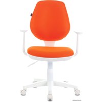 Компьютерное кресло Brabix Fancy MG-201W 532410 (белый/оранжевый TW-96-1)