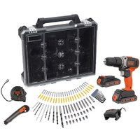 Дрель-шуруповерт Black & Decker BCD003D2AMB (с 2-мя АКБ, кейс)