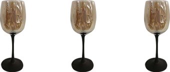 Набор бокалов для вина Glasstar Мед & Black Leg 11 RNHKB-8164-11 (3 шт)