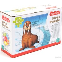 Мозаика/пазл Baby Toys First Puzzle. Кто живет на краю земли 04188